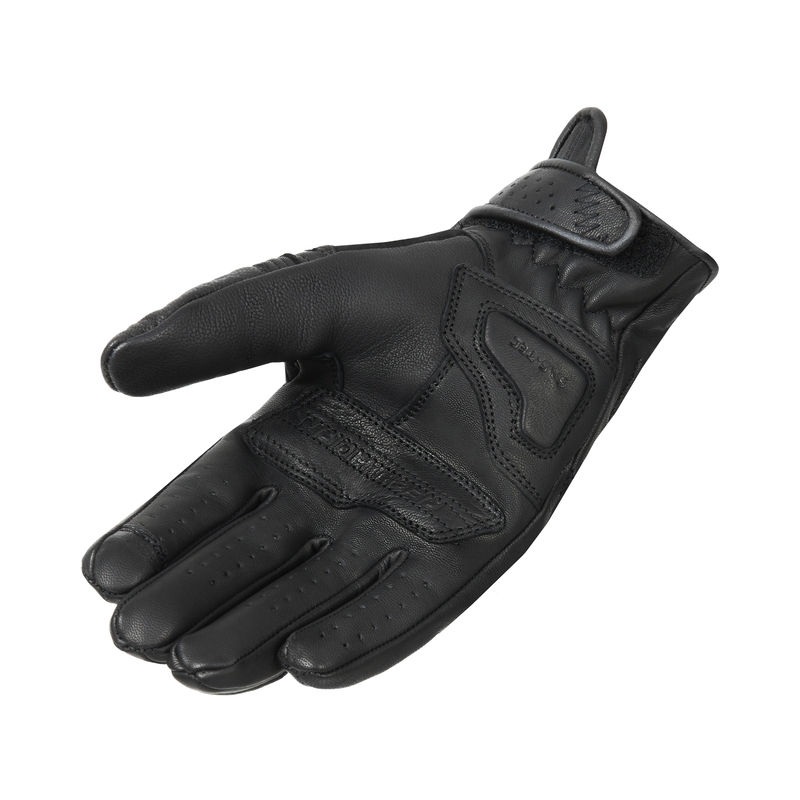 Motorradhandschuhe Rebelhorn Thug II schwarz perforiert