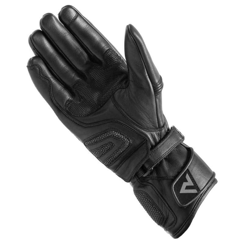 Motorradhandschuhe Rebelhorn Patrol Lang schwarz-grau Ausverkauf