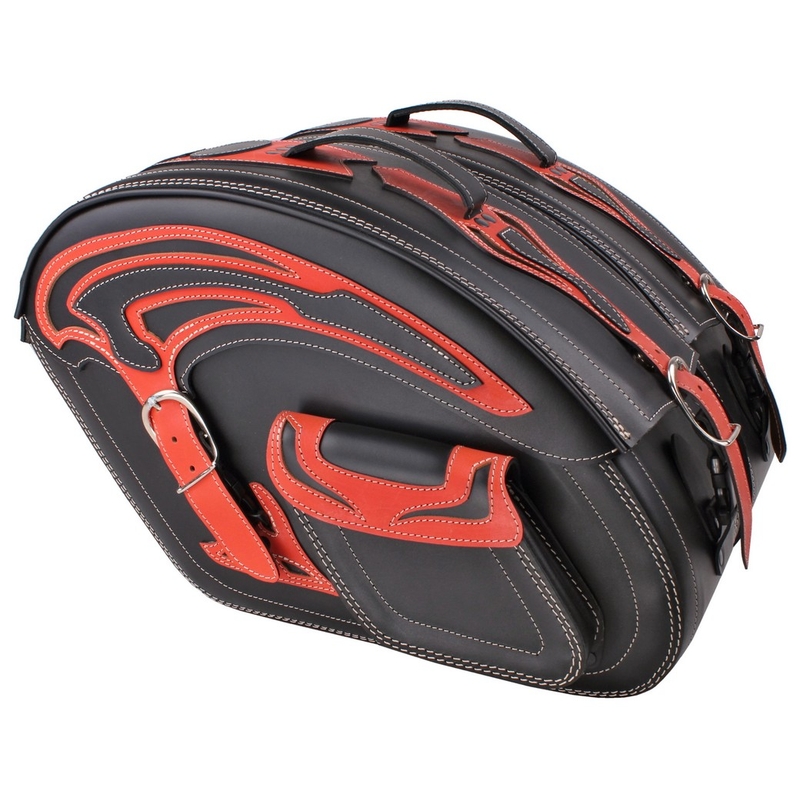 Motorradtaschen aus Leder mit Schloss RSA Exklusiv