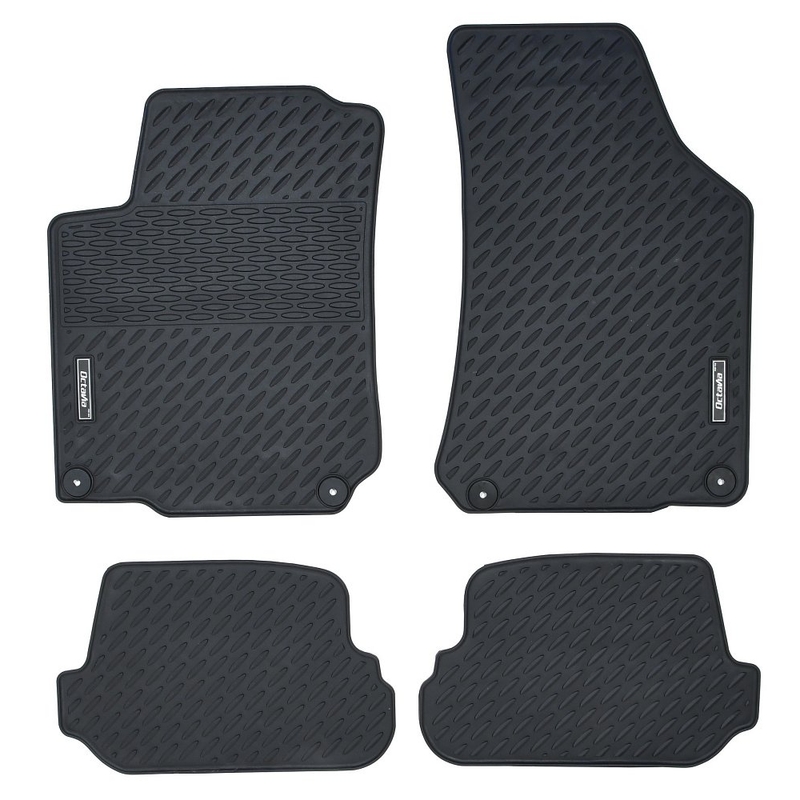 Gummiteppiche PERFECT FIT 4er-Satz OCTAVIA I mit Fixierung