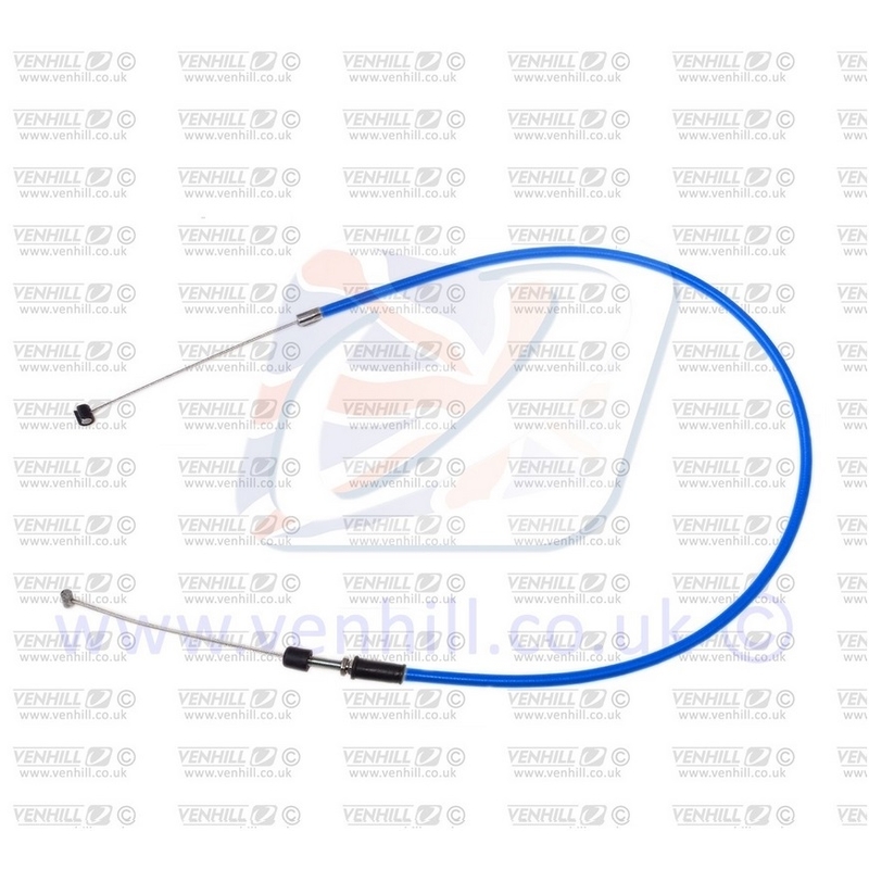 Front brake cable + switch Venhill blau