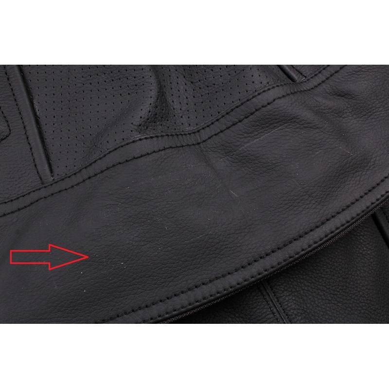 Herren Motorradjacke RSA Imola schwarz-rot Ausverkauf