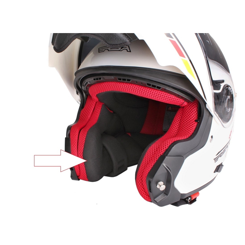 Schutzbleche für Motorradhelme RSA TR-01 - rot Ausverkauf