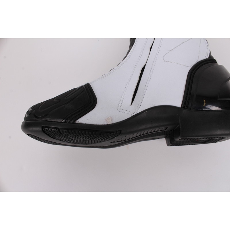 Forma Axel schwarz und weiß Motorradstiefel Ausverkauf