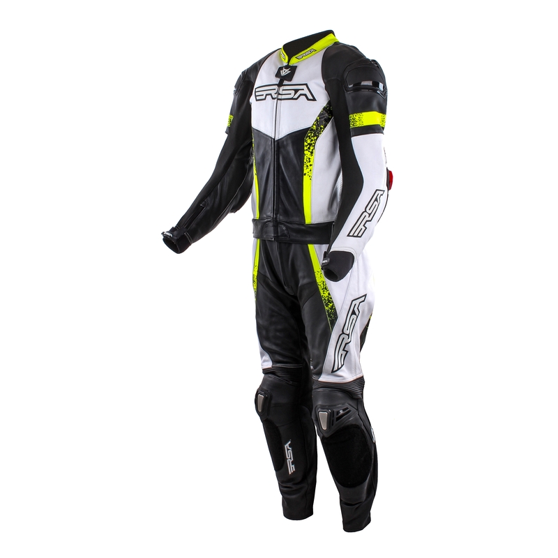 Herren RSA Impola Schwarz-Weiß-Fluo Gelb Jumpsuit Ausverkauf