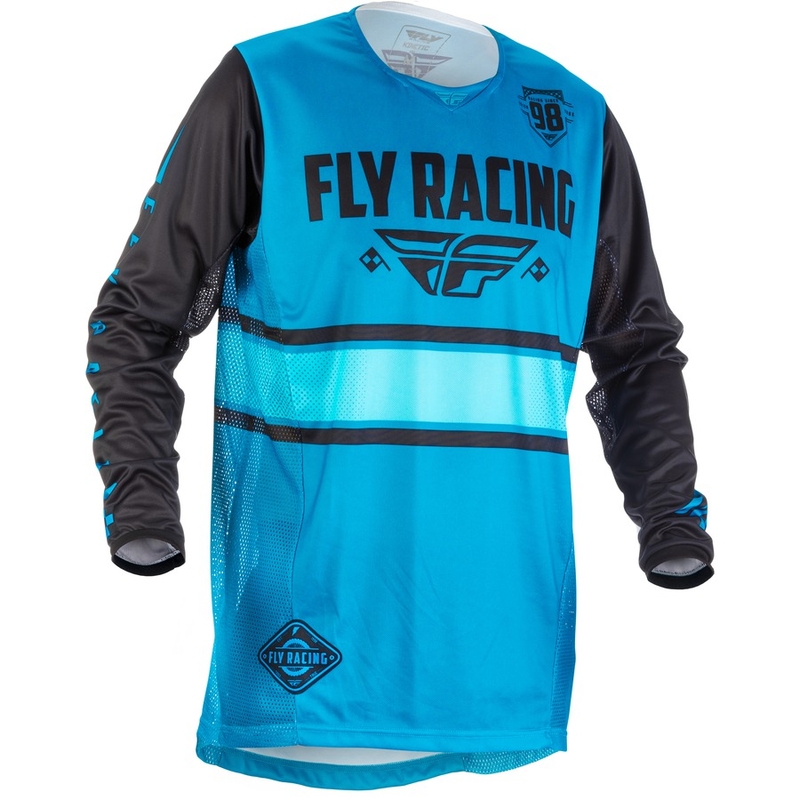 Motocross Trikot FLY Racing Kinetic ERA 2018 - USA blau-schwarz