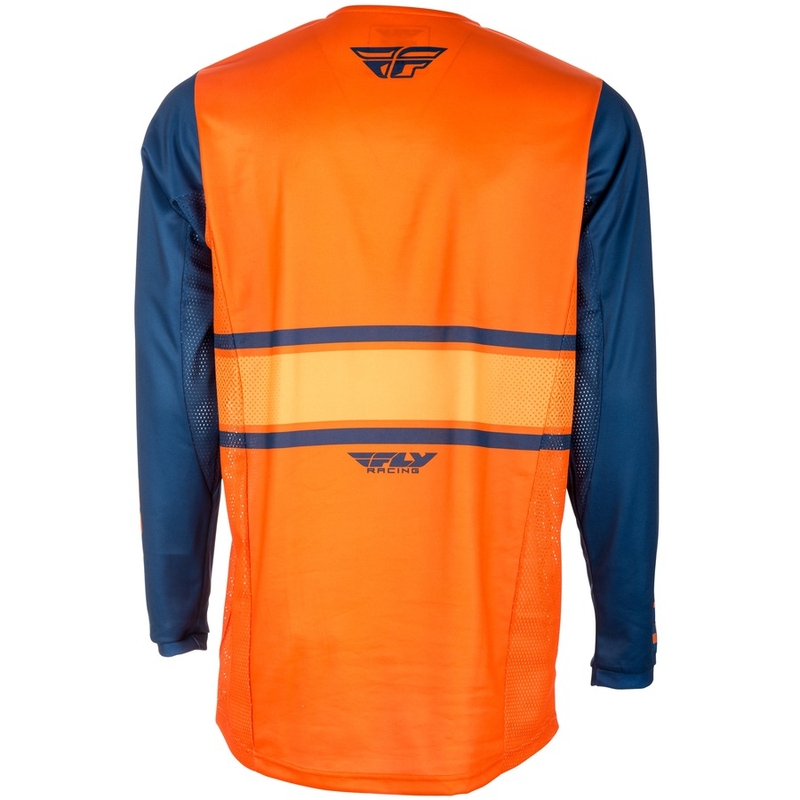 Motocross-Trikot FLY Racing Kinetic ERA 2018 - USA orange-blau