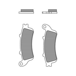 Bremsbeläge BREMBO 07HO52SP
