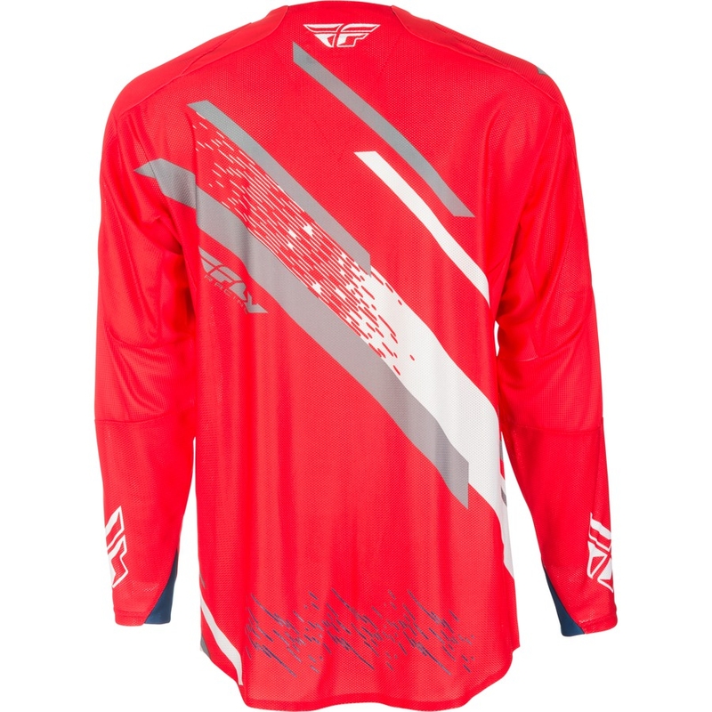 Motocross Trikot FLY Racing EVO 2018 - USA rot-grau-weiß