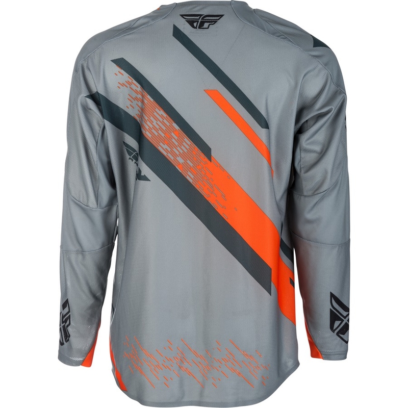 Motocross Trikot FLY Racing EVO 2018 - USA grau-orange-schwarz