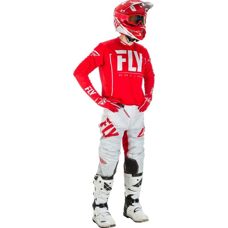 Motocross Trikot FLY Racing LITE 2018 - USA rot und weiß