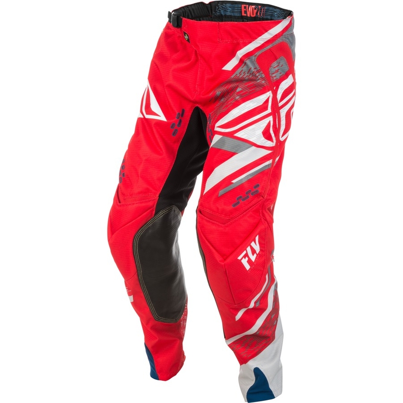 Motocross-Hose FLY Racing EVO 2018 - USA rot-grau-weiß