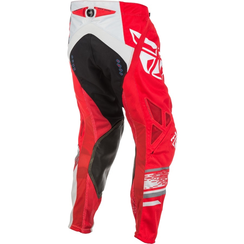 Motocross-Hose FLY Racing EVO 2018 - USA rot-grau-weiß