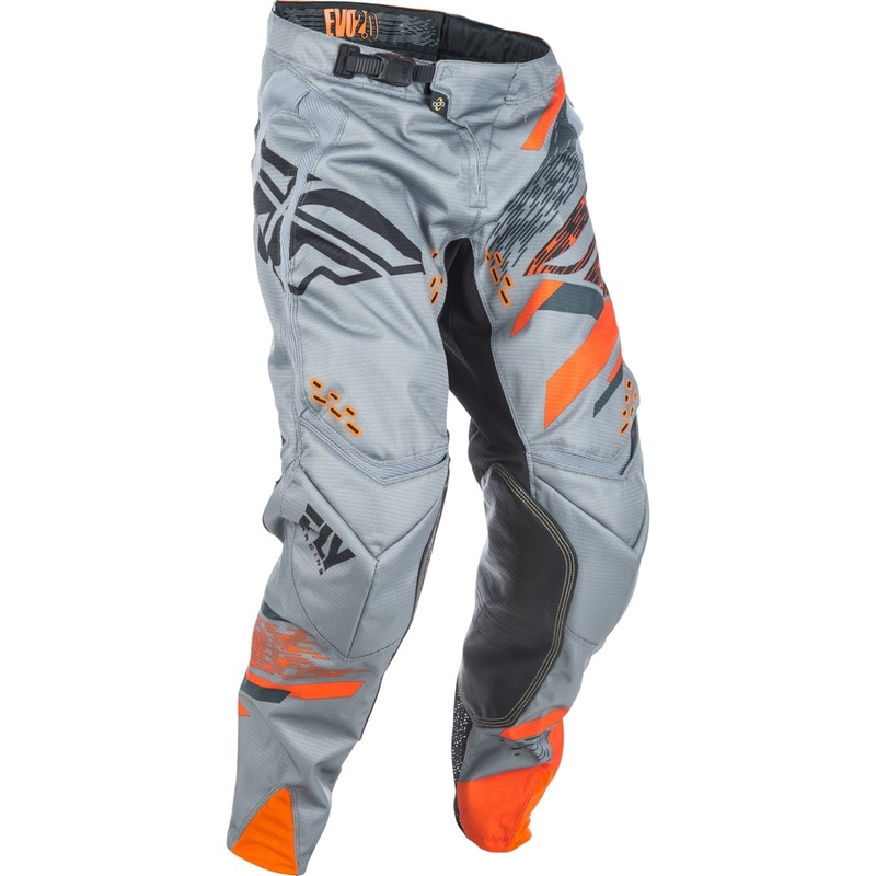 Motocross-Hose FLY Racing EVO 2018 - USA grau-orange-schwarz