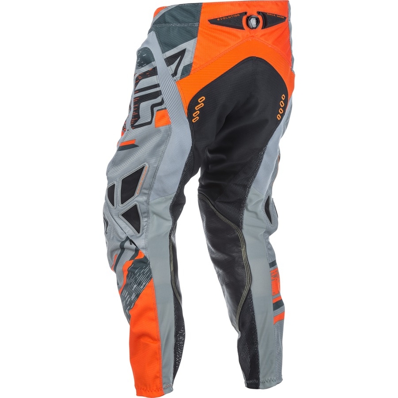 Motocross-Hose FLY Racing EVO 2018 - USA grau-orange-schwarz