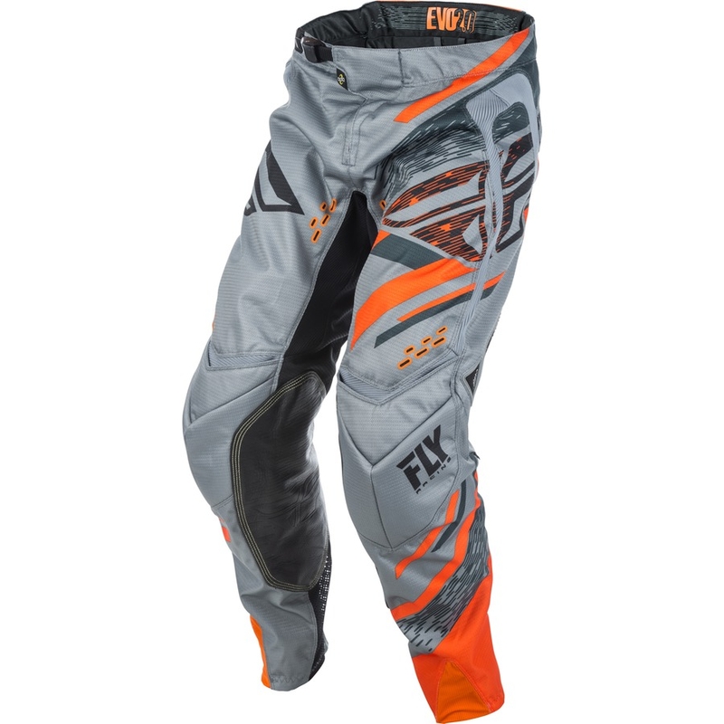 Motocross-Hose FLY Racing EVO 2018 - USA grau-orange-schwarz
