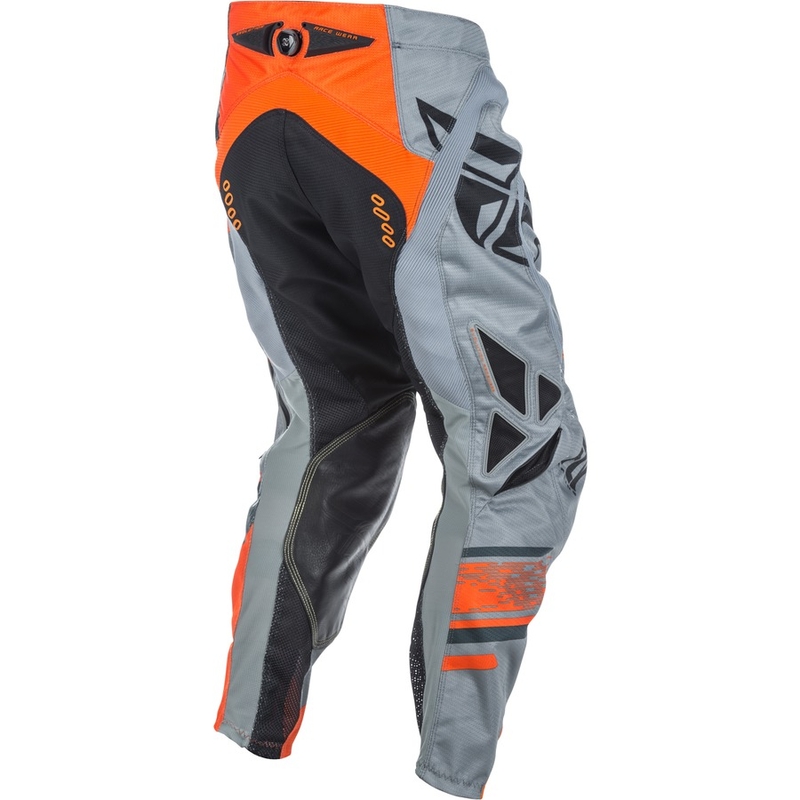 Motocross-Hose FLY Racing EVO 2018 - USA grau-orange-schwarz