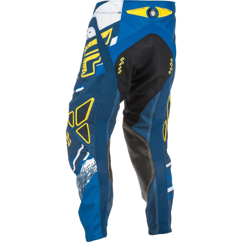 Motocross-Hose FLY Racing EVO 2018 - USA blau-gelb-weiß