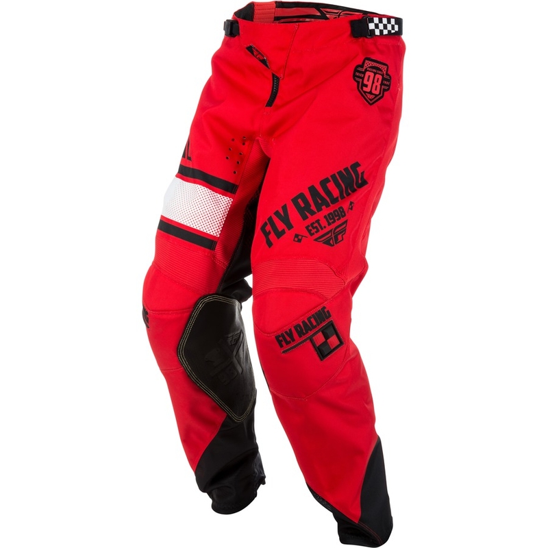 Motocross-Hose FLY Racing Kinetic ERA 2018 - USA rot und schwarz