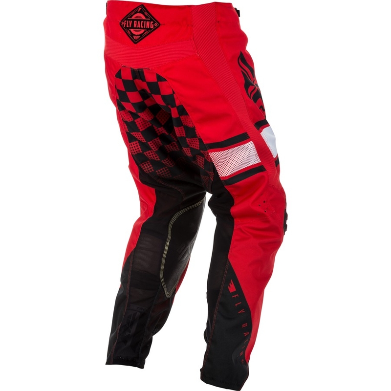 Motocross-Hose FLY Racing Kinetic ERA 2018 - USA rot und schwarz