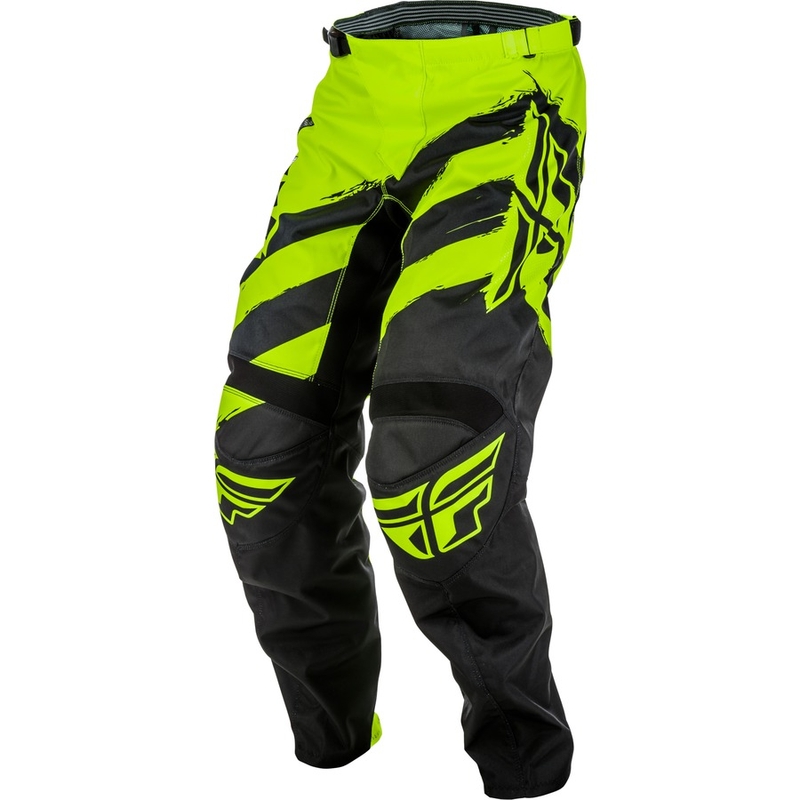 Motocross Hose FLY Racing F-16 2018 - USA schwarz-fluo gelb
