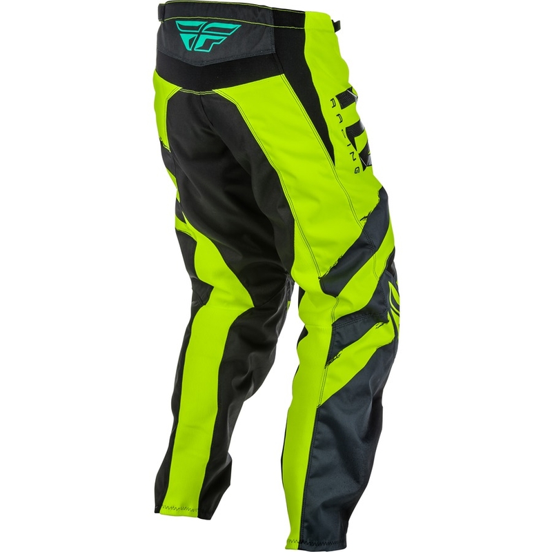 Motocross Hose FLY Racing F-16 2018 - USA schwarz-fluo gelb