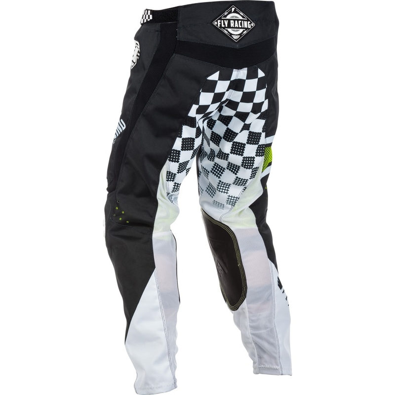 Motocross-Hose FLY Racing Kinetic ERA 2018 - USA schwarz-weiß Ausverkauf