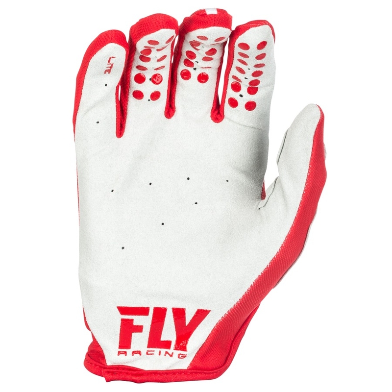 Motocross-Handschuhe FLY Racing LITE 2018 - USA rot-grau