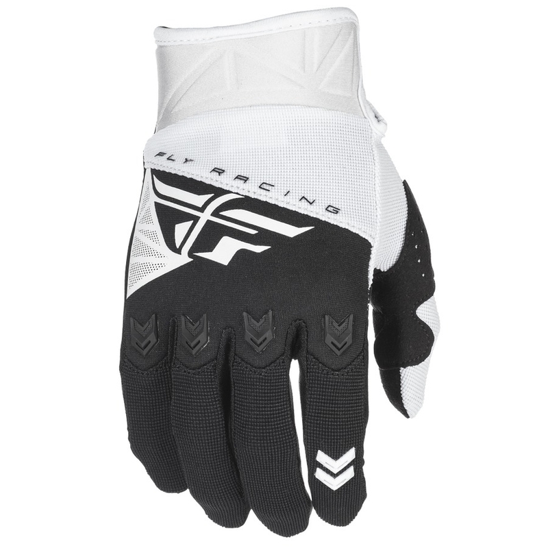 Motocross Handschuhe FLY Racing F-16 2018 - USA schwarz und weiß