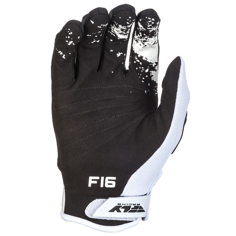 Motocross Handschuhe FLY Racing F-16 2018 - USA schwarz und weiß