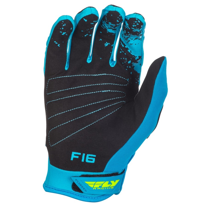 Motocross Handschuhe FLY Racing F-16 2018 - USA blau-schwarz Ausverkauf