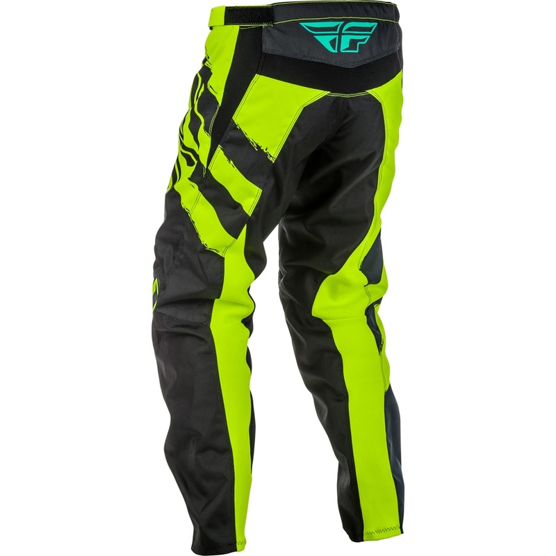 Kinder Motocross Hose FLY Racing F-16 2018 - USA schwarz-fluo gelb