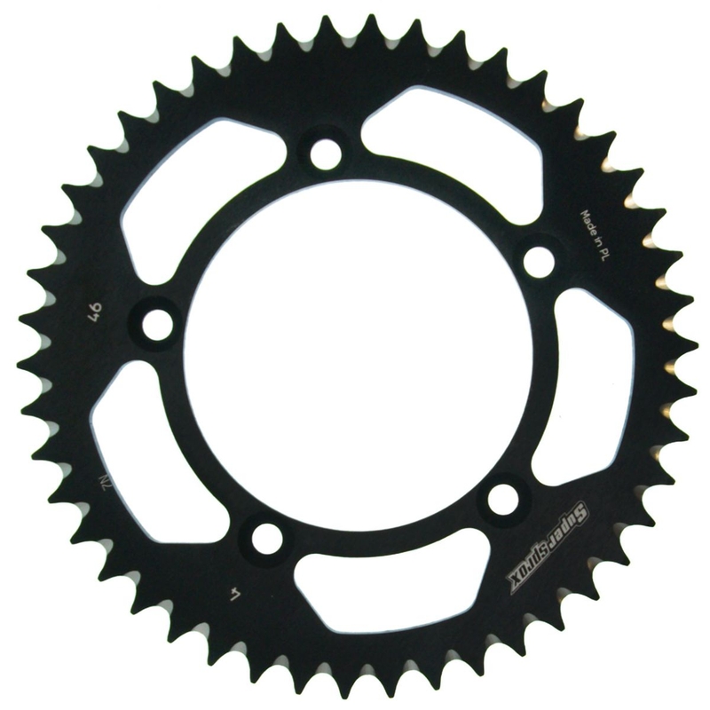 Kettenrad Aluminium SUPERSPROX schwarz 46T, 420