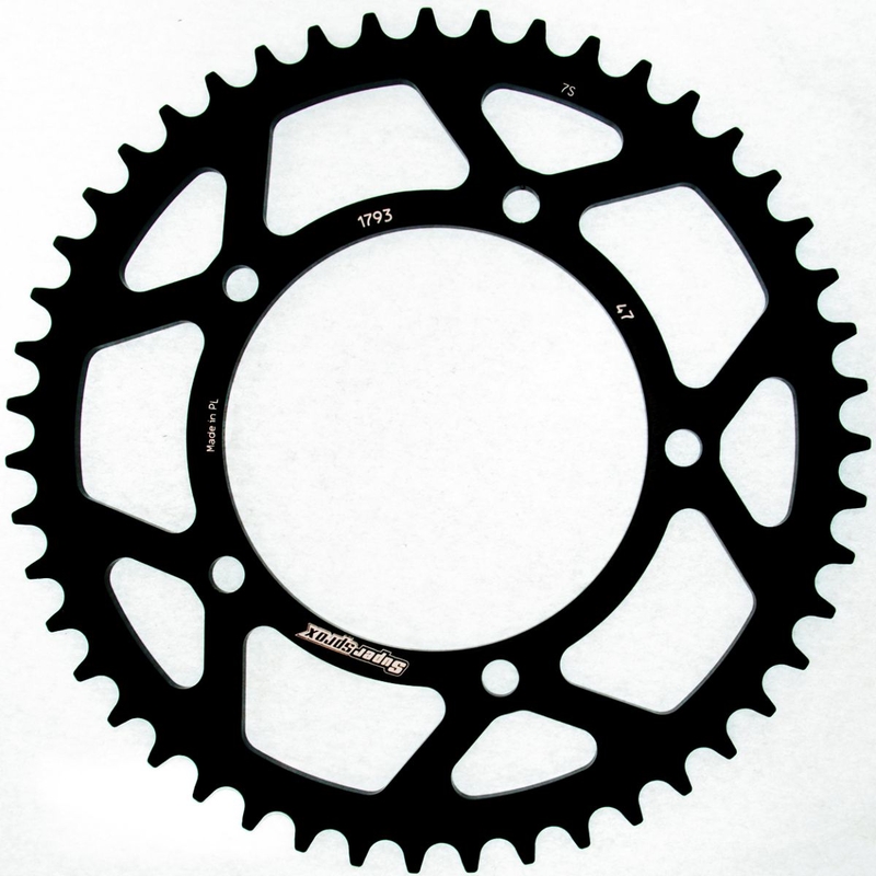 Kettenrad Aluminium SUPERSPROX schwarz 47T, 520