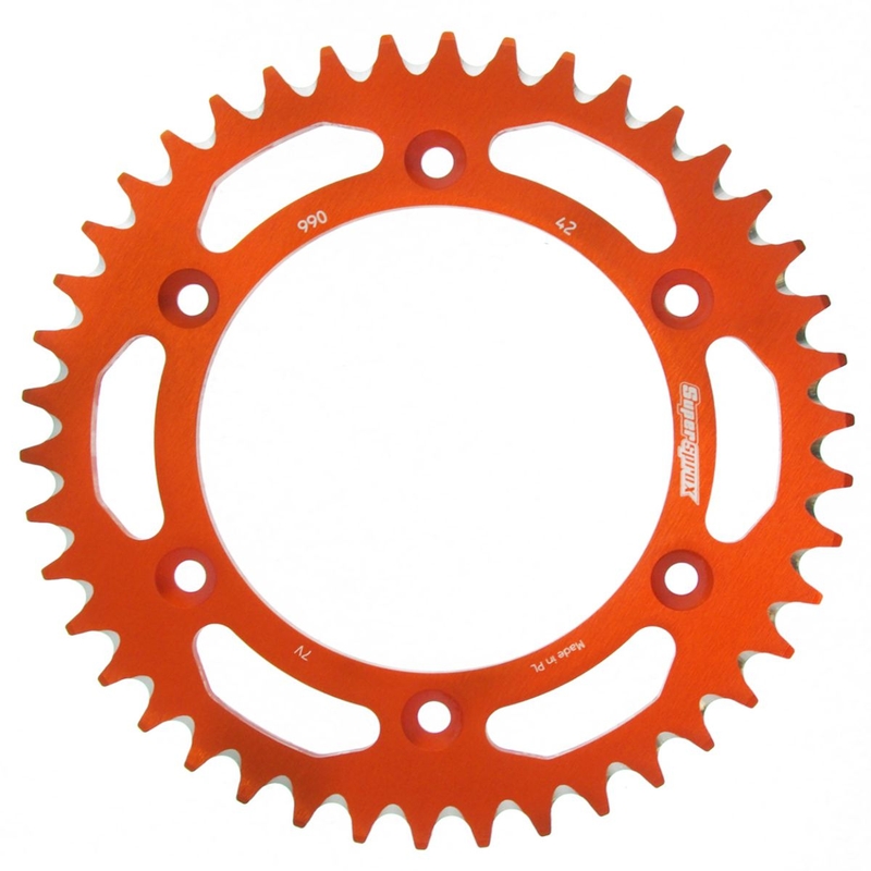 Kettenrad Aluminium SUPERSPROX orange 42T, 520