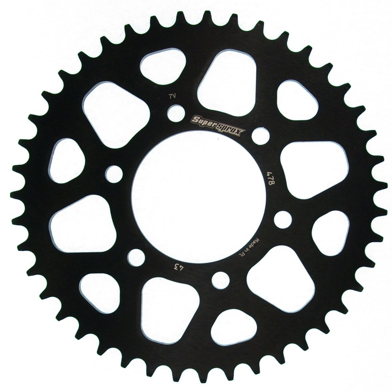 Kettenrad Aluminium SUPERSPROX schwarz 43T, 520