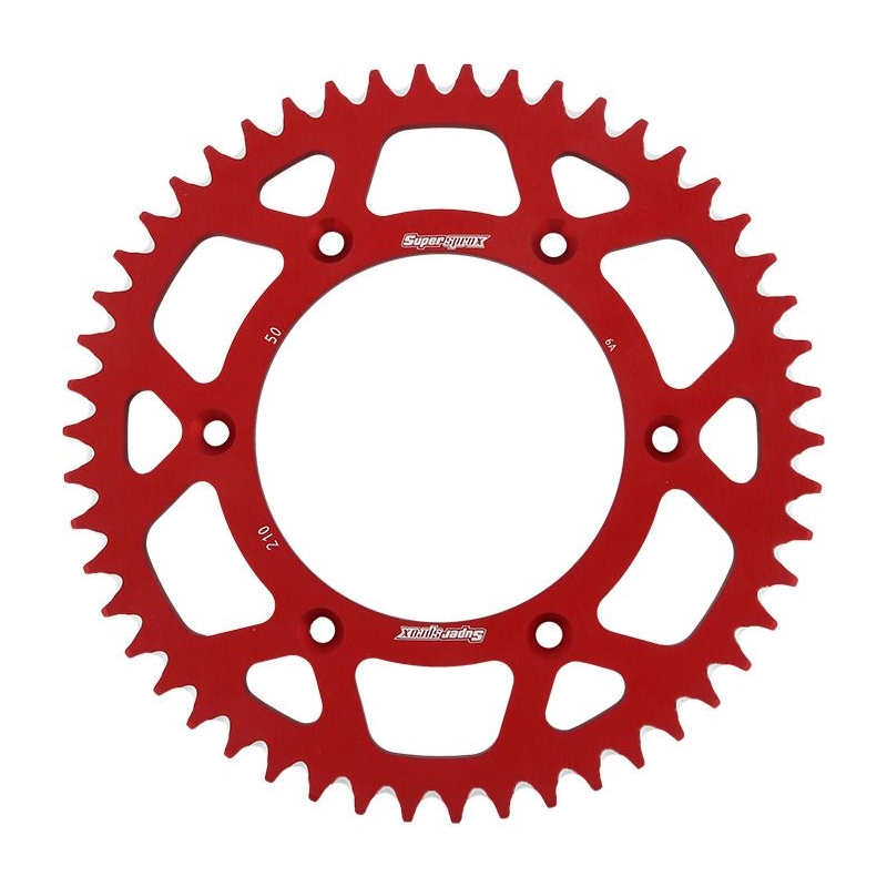 Kettenrad Aluminium SUPERSPROX rot 50T, 520