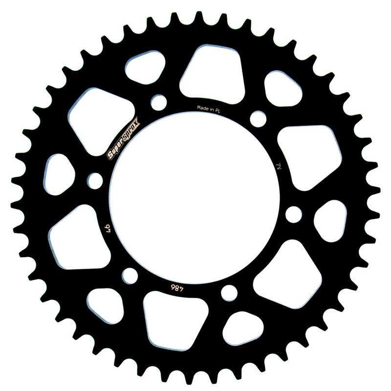 Kettenrad Aluminium SUPERSPROX schwarz 46T, 520