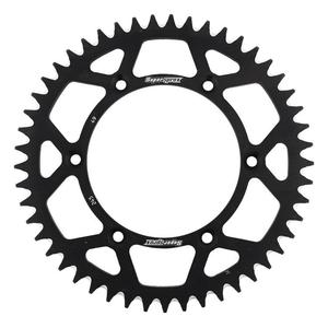 Kettenrad Aluminium SUPERSPROX RAL-245:49-BLK schwarz 49T, 520