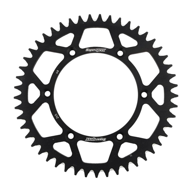 Kettenrad Aluminium SUPERSPROX schwarz 49T, 520