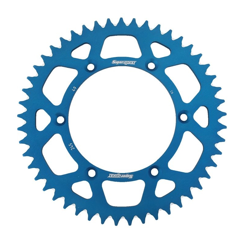 Kettenrad Aluminium SUPERSPROX blau 49T, 520