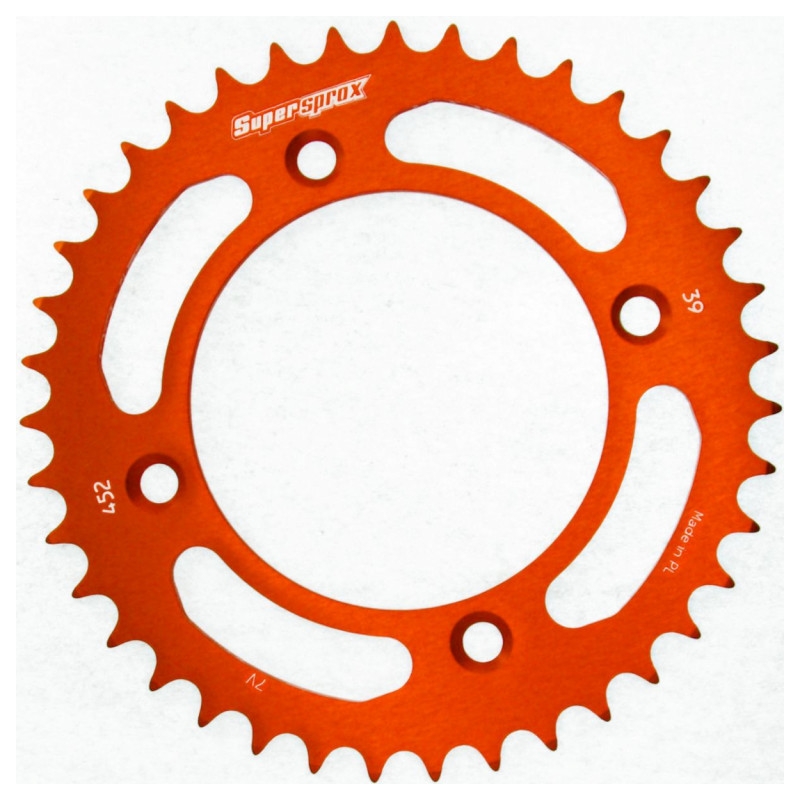 Aluminium-Ketten Rad SUPERSPROX orange 39T, 415