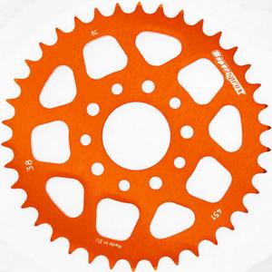 Aluminium-Ketten Rad SUPERSPROX RAL-451:38-ORG orange 38T, 415