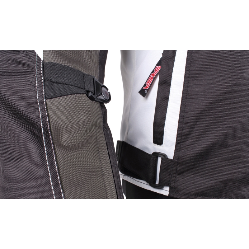 RSA Greby schwarz und weiß Motorradjacke Ausverkauf
