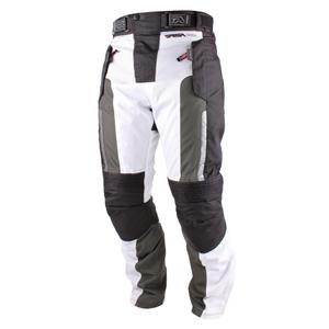 RSA Greby Schwarz-Weiß Motorradhosen Ausverkauf
