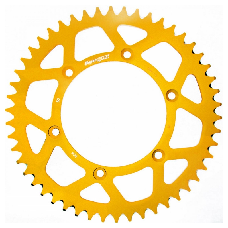 Aluminium-Ketten Rad SUPERSPROX gold 50T, 520