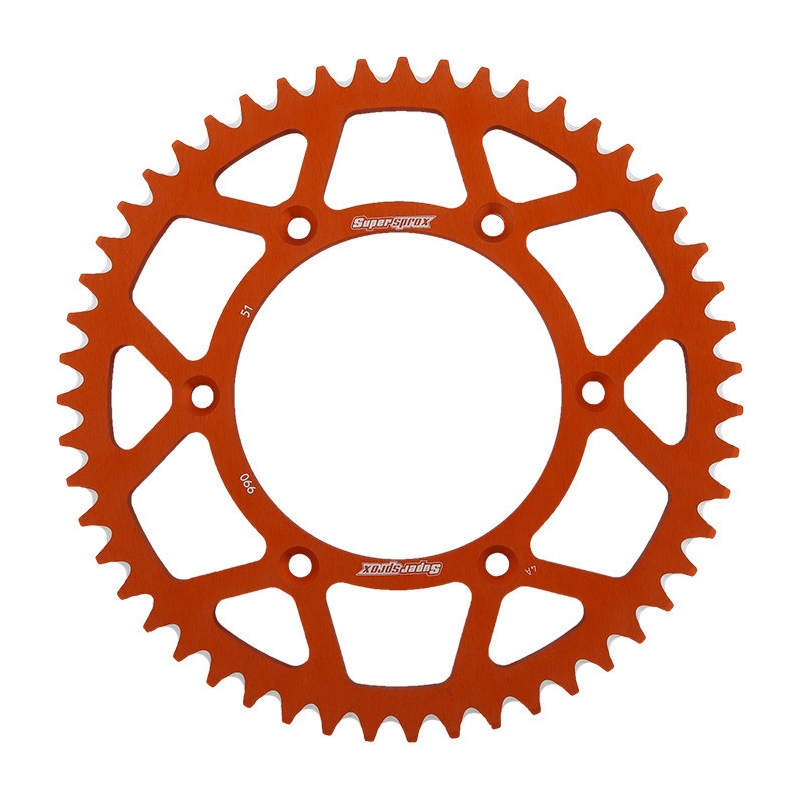 Aluminium-Ketten Rad SUPERSPROX orange 51T, 520