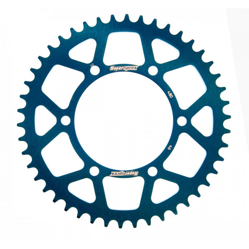 Aluminium-Ketten Rad SUPERSPROX blau 46T, 525