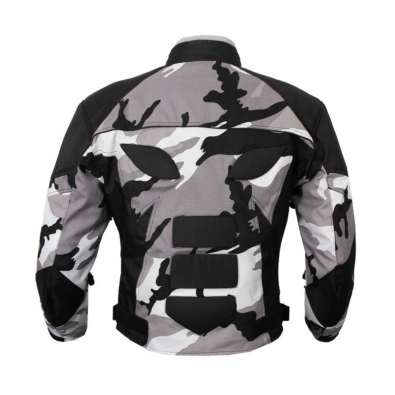 Motorradjacke RSA Camuflage grau - Qualität II