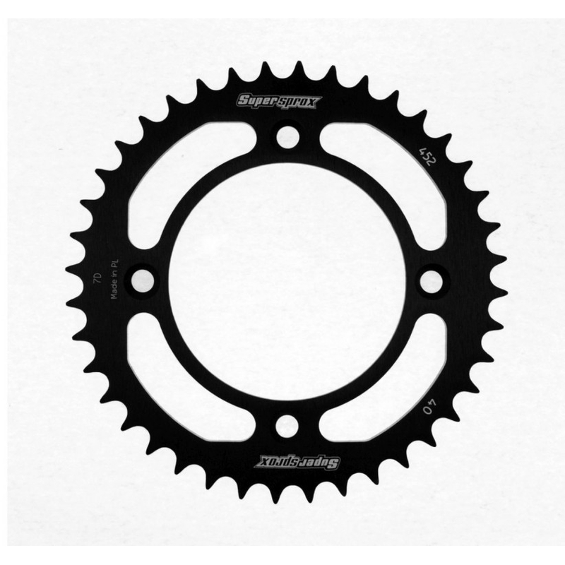 Aluminium-Ketten Rad SUPERSPROX schwarz 41T, 415